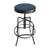 Holland Bar Stool Co. Adjustable Stool, Clear Coat Finish, Rein Bay Seat