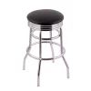 Holland Bar Stool Co. 30" Bar Stool, Chrome Finish, Accent Ring, Black Vinyl Seat, 360 Swivel -Kitchen & Dining Furniture Sales Store Holland20Bar20Stool20Co C7C3CBlkVinyl
