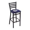 Holland Bar Stool Co. 30" Blk Wrinkle Gonzaga Stationary Bar Stool, Ladder Back -Kitchen & Dining Furniture Sales Store Holland20Bar20Stool20Co L004Gonzga