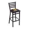 Holland Bar Stool Co. 30" Blk Wrinkle Missouri Western State Station Bar Stool, Ladder Back -Kitchen & Dining Furniture Sales Store Holland20Bar20Stool20Co L004MOWSt