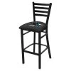 Holland Bar Stool Co. 30" Blk Wrinkle San Jose Sharks Stationary Bar Stool, Ladder Back -Kitchen & Dining Furniture Sales Store Holland20Bar20Stool20Co L004SJShar