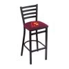 Holland Bar Stool Co. 30" Blk Wrinkle USC Trojans Stationary Bar Stool, Ladder Back -Kitchen & Dining Furniture Sales Store Holland20Bar20Stool20Co L004SouCal