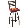 Holland Bar Stool Co. 25" Blk Wrinkle Arizona State Swivel Bar Stool, Ladder Back, Sparky Logo -Kitchen & Dining Furniture Sales Store Holland20Bar20Stool20Co L014ArizSt S 1