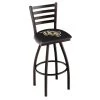 Holland Bar Stool Co. 25" Blk Wrinkle Central Florida Swivel Bar Stool, Ladder Back -Kitchen & Dining Furniture Sales Store Holland20Bar20Stool20Co L014CenFla