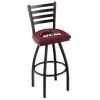 Holland Bar Stool Co. 30" Blk Wrinkle Louisiana-Monroe Swivel Bar Stool, Ladder Back -Kitchen & Dining Furniture Sales Store Holland20Bar20Stool20Co L014LA Mon
