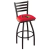 Holland Bar Stool Co. 30" Blk Wrinkle Louisville Swivel Bar Stool, Ladder Back -Kitchen & Dining Furniture Sales Store Holland20Bar20Stool20Co L014Lville