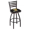 Holland Bar Stool Co. 25" Blk Wrinkle Missouri Western State Swivel Bar Stool, Ladder Back -Kitchen & Dining Furniture Sales Store Holland20Bar20Stool20Co L014MOWSt 1