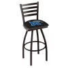 Holland Bar Stool Co. 25" Blk Wrinkle Memphis Swivel Bar Stool, Ladder Back -Kitchen & Dining Furniture Sales Store Holland20Bar20Stool20Co L014Memphs