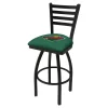 Holland Bar Stool Co. 30" Blk Wrinkle Minnesota Wild Swivel Bar Stool, Ladder Back -Kitchen & Dining Furniture Sales Store Holland20Bar20Stool20Co L014MinWld