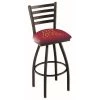 Holland Bar Stool Co. 25" Blk Wrinkle Minnesota Swivel Bar Stool, Ladder Back -Kitchen & Dining Furniture Sales Store Holland20Bar20Stool20Co L014MinnUn