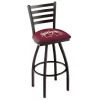 Holland Bar Stool Co. 30" Blk Wrinkle Mississippi State Swivel Bar Stool, Ladder Back -Kitchen & Dining Furniture Sales Store Holland20Bar20Stool20Co L014MssStU