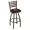 Holland Bar Stool Co. 30" Blk Wrinkle Oklahoma Swivel Bar Stool, Ladder Back -Kitchen & Dining Furniture Sales Store Holland20Bar20Stool20Co L014Oklhma