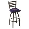 Holland Bar Stool Co. 30" Blk Wrinkle Tulsa Swivel Bar Stool, Ladder Back -Kitchen & Dining Furniture Sales Store Holland20Bar20Stool20Co L014TulsaU