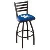 Holland Bar Stool Co. 25" Blk Wrinkle Kentucky "UK" Swivel Bar Stool, Ladder Back -Kitchen & Dining Furniture Sales Store Holland20Bar20Stool20Co L014UKY UK