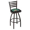 Holland Bar Stool Co. 30" Blk Wrinkle Ohio University Swivel Bar Stool, Ladder Back -Kitchen & Dining Furniture Sales Store Holland20Bar20Stool20Co L014UnivOH
