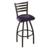 Holland Bar Stool Co. 25" Blk Wrinkle West Virginia Swivel Bar Stool, Ladder Back -Kitchen & Dining Furniture Sales Store Holland20Bar20Stool20Co L014WestVA