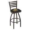 Holland Bar Stool Co. 25" Blk Wrinkle Wichita State Swivel Bar Stool, Ladder Back -Kitchen & Dining Furniture Sales Store Holland20Bar20Stool20Co L014WichSt
