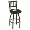 Holland Bar Stool Co. 30" Blk Wrinkle Arkansas Swivel Bar Stool, Jailhouse Back -Kitchen & Dining Furniture Sales Store Holland20Bar20Stool20Co L018ArknUn