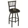 Holland Bar Stool Co. 30" Blk Wrinkle U.S. Army Swivel Bar Stool, Jailhouse Back -Kitchen & Dining Furniture Sales Store Holland20Bar20Stool20Co L018Army