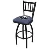 Holland Bar Stool Co. 25" Blk Wrinkle Buffalo Sabres Swivel Bar Stool, Jailhouse Back -Kitchen & Dining Furniture Sales Store Holland20Bar20Stool20Co L018BufSab