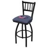 Holland Bar Stool Co. 30" Blk Wrinkle Columbus Blue Jackets Swivel Bar Stool, Jailhouse Back -Kitchen & Dining Furniture Sales Store Holland20Bar20Stool20Co L018ColBlu