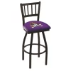 Holland Bar Stool Co. 25" Blk Wrinkle East Carolina Swivel Bar Stool, Jailhouse Back -Kitchen & Dining Furniture Sales Store Holland20Bar20Stool20Co L018Ecarol