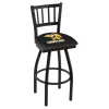 Holland Bar Stool Co. 25" Blk Wrinkle Missouri Western State Swivel Bar Stool, Jailhouse Back -Kitchen & Dining Furniture Sales Store Holland20Bar20Stool20Co L018MOWSt 1