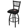 Holland Bar Stool Co. 30" Blk Wrinkle Philadelphia Flyers Swivel Bar Stool, Jailhouse Back -Kitchen & Dining Furniture Sales Store Holland20Bar20Stool20Co L018PhiFly B
