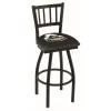 Holland Bar Stool Co. 30" Blk Wrinkle Pitt Stationary Bar Stool, Ladder Back -Kitchen & Dining Furniture Sales Store Holland20Bar20Stool20Co L018Purdue