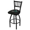 Holland Bar Stool Co. 30" Blk Wrinkle San Jose Sharks Swivel Bar Stool, Jailhouse Back -Kitchen & Dining Furniture Sales Store Holland20Bar20Stool20Co L018SJShar