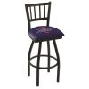 Holland Bar Stool Co. 30" Blk Wrinkle Tulsa Swivel Bar Stool, Jailhouse Back -Kitchen & Dining Furniture Sales Store Holland20Bar20Stool20Co L018TulsaU