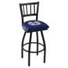Holland Bar Stool Co. 30" Blk Wrinkle Utah State Swivel Bar Stool, Jailhouse Back -Kitchen & Dining Furniture Sales Store Holland20Bar20Stool20Co L018UtahSt