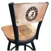Holland Bar Stool Co. L038, 30" Blk Wrinkle Alabama Swivel Bar Stool, Laser Engraved Back -Kitchen & Dining Furniture Sales Store Holland20Bar20Stool20Co L038AL ABWMM 1