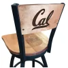 Holland Bar Stool Co. 25" Blk Wrinkle Cal Swivel Bar Stool, Laser Engraved Back -Kitchen & Dining Furniture Sales Store Holland20Bar20Stool20Co L038Cal UnBWMM 3