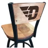 Holland Bar Stool Co. 30" Blk Wrinkle University of Dayton Swivel Bar Stool, Engraved Back -Kitchen & Dining Furniture Sales Store Holland20Bar20Stool20Co L038DytnUnBWMM 1