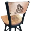 Holland Bar Stool Co. 30" Blk Wrinkle James Madison Swivel Bar Stool, Laser Engraved Back -Kitchen & Dining Furniture Sales Store Holland20Bar20Stool20Co L038JmsMadBWMM