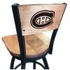 Holland Bar Stool Co. 30" Blk Wrinkle Montreal Canadiens Swivel Bar Stool, Engraved Back -Kitchen & Dining Furniture Sales Store Holland20Bar20Stool20Co L038MonCanBWMM
