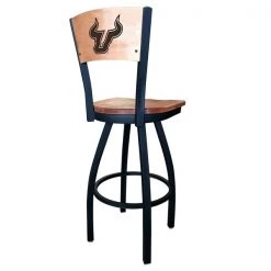 Holland Bar Stool Co. 30" Blk Wrinkle South Florida Swivel Bar Stool, Laser Engraved Back -Kitchen & Dining Furniture Sales Store Holland20Bar20Stool20Co L038SouFlaBWMM 2