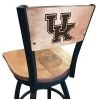 Holland Bar Stool Co. 25" Blk Wrinkle Kentucky "UK" Swivel Bar Stool, Laser Engraved Back -Kitchen & Dining Furniture Sales Store Holland20Bar20Stool20Co L038UKY UKBWMM