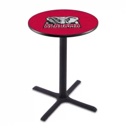 Holland Bar Stool Co. 36" Blk Wrinkle Alabama Pub Table