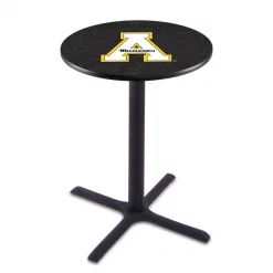 Holland Bar Stool Co. 36" Blk Wrinkle Appalachian State Pub Table
