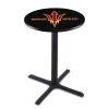 Holland Bar Stool Co. 36" Blk Wrinkle Arizona State Pub Table, Pitchfork -Kitchen & Dining Furniture Sales Store Holland20Bar20Stool20Co L211ArizSt F