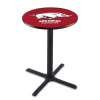 Holland Bar Stool Co. 36" Blk Wrinkle Arkansas Pub Table, 36" dia. Top