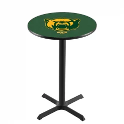 Holland Bar Stool Co. 36" Blk Wrinkle Baylor Pub Table, 36" dia. Top