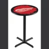 Holland Bar Stool Co. 42" Blk Wrinkle Detroit Red Wings Pub Table -Kitchen & Dining Furniture Sales Store Holland20Bar20Stool20Co L211DetRed 1