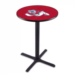 Holland Bar Stool Co. 36" Blk Wrinkle Fresno State Pub Table