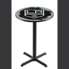 Holland Bar Stool Co. 36" Blk Wrinkle Los Angeles Kings Pub Table, 36" dia. Top -Kitchen & Dining Furniture Sales Store Holland20Bar20Stool20Co L211LAKing