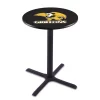 Holland Bar Stool Co. 42" Blk Wrinkle Missouri Western State Pub Table, 36" dia. Top -Kitchen & Dining Furniture Sales Store Holland20Bar20Stool20Co L211MOWSt