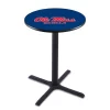 Holland Bar Stool Co. 42" Blk Wrinkle Ole' Miss Pub Table, 36" dia. Top -Kitchen & Dining Furniture Sales Store Holland20Bar20Stool20Co L211MssppU