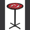 Holland Bar Stool Co. 42" Blk Wrinkle New Jersey Devils Pub Table -Kitchen & Dining Furniture Sales Store Holland20Bar20Stool20Co L211NJDevl 1